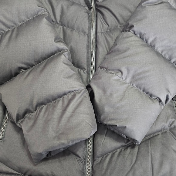 The North Face Down Sherpa Puffer Jacket Womens XL Black Hooded Lined 550 Winter - Picture 11 of 11